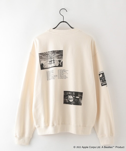 The Beatles(ザビートルズ)の「【THE BEATLES/ザ・ビートルズ】フォトプリント バックプリント 裏毛 クルートレーナー スウェット ツアー バンド 古着 60年代 70年代 80年代(スウェット・メンズ・オフホワイト/チャコールグレー/グレー・LARGE/MEDIUM)」の14枚目の写真