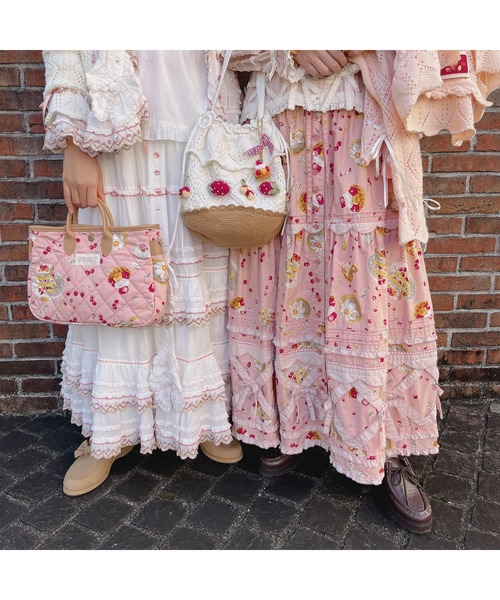 ピンクハウス ドイリーレーススカート PINK HOUSE（ピンクハウス）の「ドイリーレース使いスカート（スカート