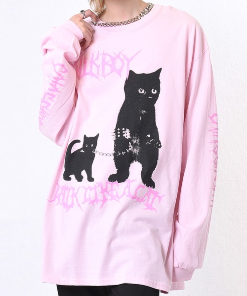 MILKBOY（ミルクボーイ）の「CAT WALK L.S. TEE（Tシャツ/カットソー・レディース・A/B/C・FREE）」の13枚目の写真