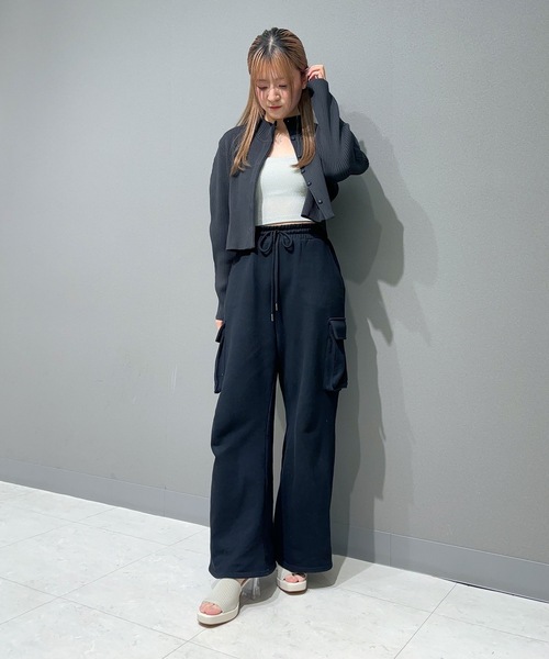 EVOL(イーボル)の「【EVOL】ニットクリアヒールスクエアサンダル IU5120(サンダル・レディース・ベージュ/ブラック/アイボリー/ゴールド・S/M/L)」の19枚目の写真