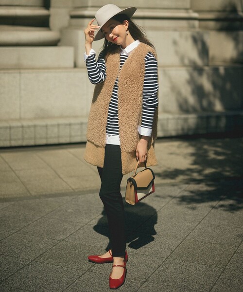 23区 L(ニジュウサンクオオキイサイズ)の「【洗える】23区DENIM スキニー パンツ(デニムパンツ・レディース・スカイブルー系/ネイビー系・48/50/46/44)」の3枚目の写真