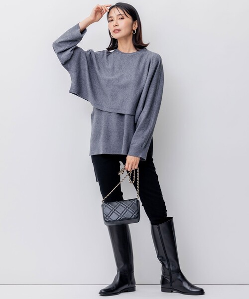 23区 L(ニジュウサンクオオキイサイズ)の「【洗える】23区DENIM スキニー パンツ(デニムパンツ・レディース・スカイブルー系/ネイビー系・48/50/46/44)」の8枚目の写真