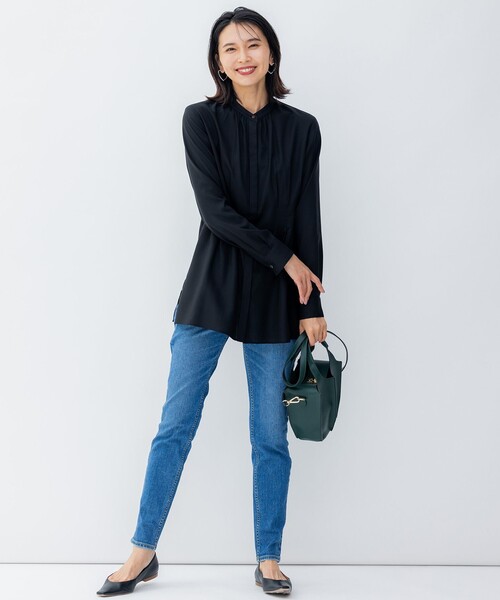 23区 L(ニジュウサンクオオキイサイズ)の「【洗える】23区DENIM スキニー パンツ(デニムパンツ・レディース・スカイブルー系/ネイビー系・48/50/46/44)」の15枚目の写真