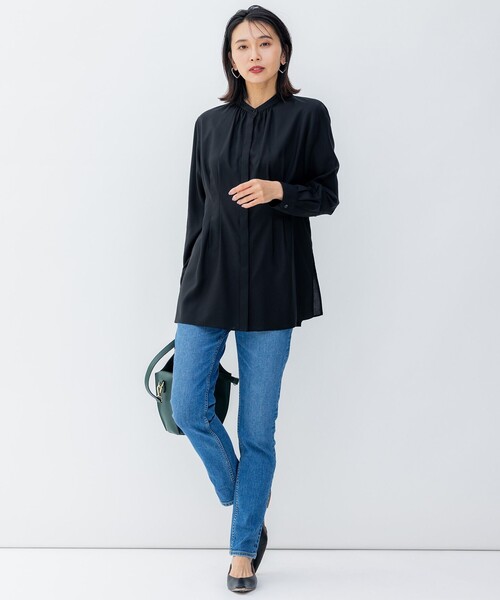 23区 L(ニジュウサンクオオキイサイズ)の「【洗える】23区DENIM スキニー パンツ(デニムパンツ・レディース・スカイブルー系/ネイビー系・48/50/46/44)」の16枚目の写真