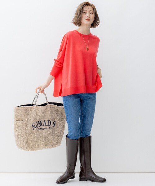 23区 L(ニジュウサンクオオキイサイズ)の「【洗える】23区DENIM スキニー パンツ(デニムパンツ・レディース・スカイブルー系/ネイビー系・48/50/46/44)」の22枚目の写真