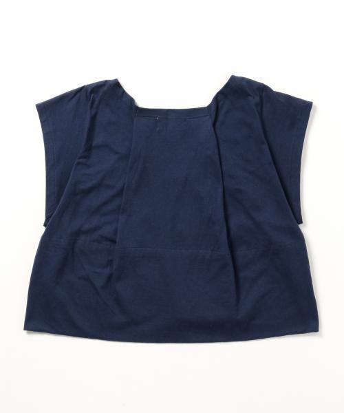 les Briqu'a braque（レブリカブラック）の「○les Briqu’a braque / スクエアネック レース ショートスリーブ（Tシャツ/カットソー・レディース・ホワイト/ネイビー・ONE SIZE）」の12枚目の写真