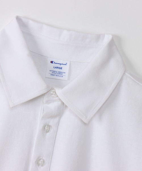 Champion（チャンピオン）の「【Champion/チャンピオン】メンズ ベーシック ショートスリーブポロシャツ（ポロシャツ・メンズ・ホワイト/チャコール/ネイビー/ベージュ系その他3/グレー/ブラック・MEDIUM/LARGE/X-LARGE/SMALL）」の13枚目の写真