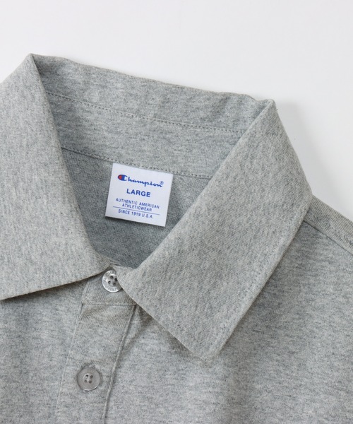 Champion（チャンピオン）の「【Champion/チャンピオン】メンズ ベーシック ショートスリーブポロシャツ（ポロシャツ・メンズ・ホワイト/チャコール/ネイビー/ベージュ系その他3/グレー/ブラック・MEDIUM/LARGE/X-LARGE/SMALL）」の14枚目の写真