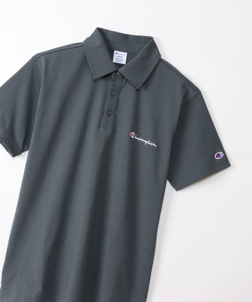 Champion（チャンピオン）の「【Champion/チャンピオン】メンズ ベーシック ショートスリーブポロシャツ（ポロシャツ・メンズ・ホワイト/チャコール/ネイビー/ベージュ系その他3/グレー/ブラック・MEDIUM/LARGE/X-LARGE/SMALL）」の17枚目の写真