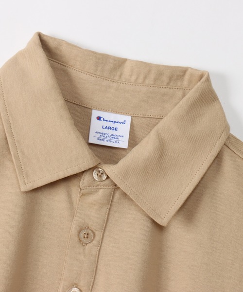 Champion（チャンピオン）の「【Champion/チャンピオン】メンズ ベーシック ショートスリーブポロシャツ（ポロシャツ・メンズ・ホワイト/チャコール/ネイビー/ベージュ系その他3/グレー/ブラック・MEDIUM/LARGE/X-LARGE/SMALL）」の12枚目の写真