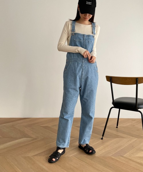 美品☆ キャナルジーン ya-ya ヤヤSUNNYデニムオーバーオール CANAL JEAN（キャナルジーン）の「YA-YA(ヤヤ) 