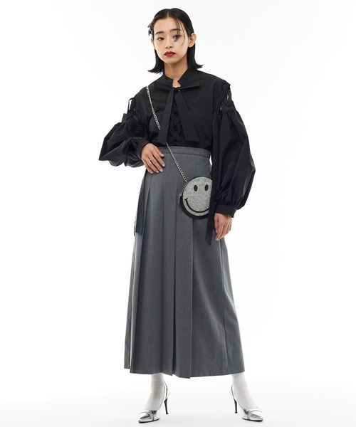 Narcissus（ナルシス）の「【Narcissus】モードプリーツスカート（スカート・レディース・ブラック/グレー・FREE）」の16枚目の写真