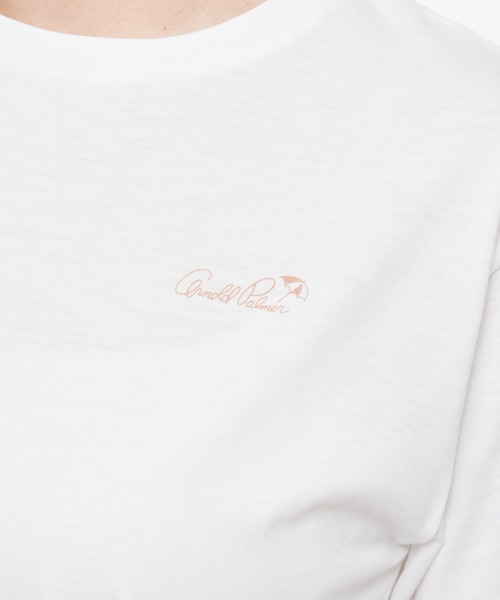 Arnold Palmer（アーノルドパーマー）の「モチーフ Tee ＋ スリーブレス Vネック チュニック セット（アンサンブル・レディース・ブラック/オレンジ/ダークベージュ・S/M/L）」の16枚目の写真