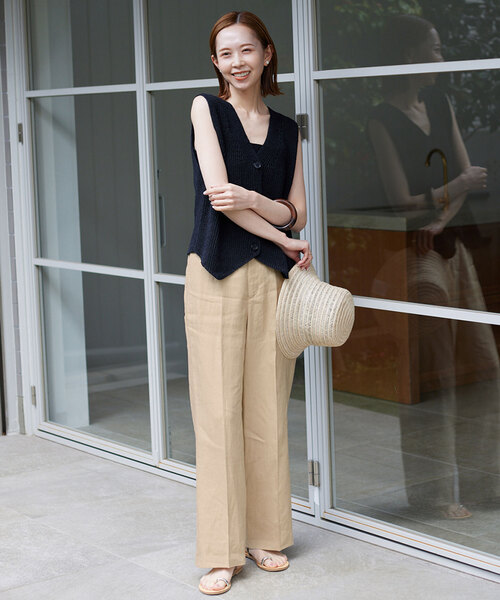 SLOBE IENA（スローブイエナ）の「European Linen ストレート