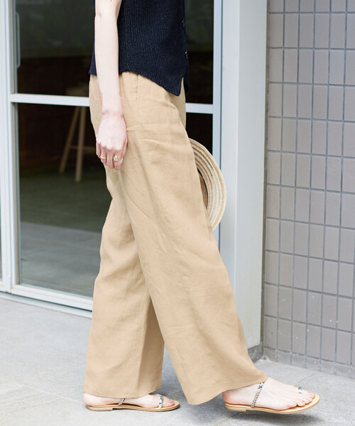 SLOBE IENA（スローブイエナ）の「European Linen ストレート