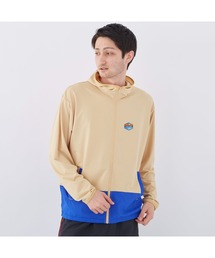 Ocean Pacific（オーシャンパシフィック）の「Ocean Pacific/オーシャンパシフィック UVCUT ジップアップ ボーダージャガード織り素材 吸汗速乾 高密度タフタ パーカー（ラッシュガード）」