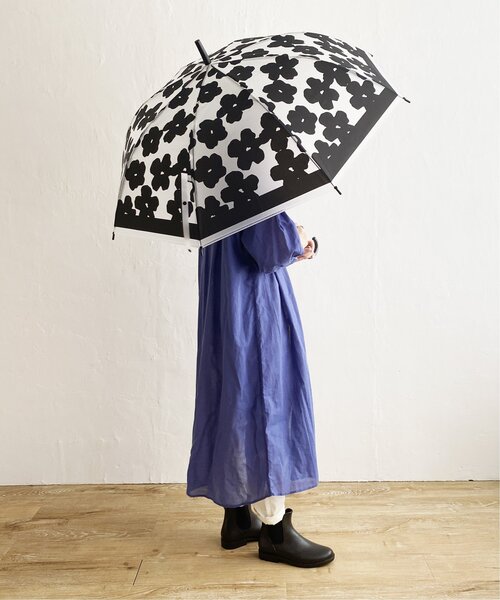 LBC(エルビーシー)の「ジオメタリックビニール傘(長傘・レディース・その他2/その他3/オフホワイト/ホワイト/ブラック/ブルー/その他4/ドット・FREE)」の10枚目の写真