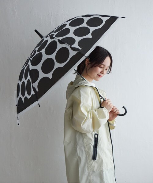 LBC(エルビーシー)の「ジオメタリックビニール傘(長傘・レディース・その他2/その他3/オフホワイト/ホワイト/ブラック/ブルー/その他4/ドット・FREE)」の12枚目の写真