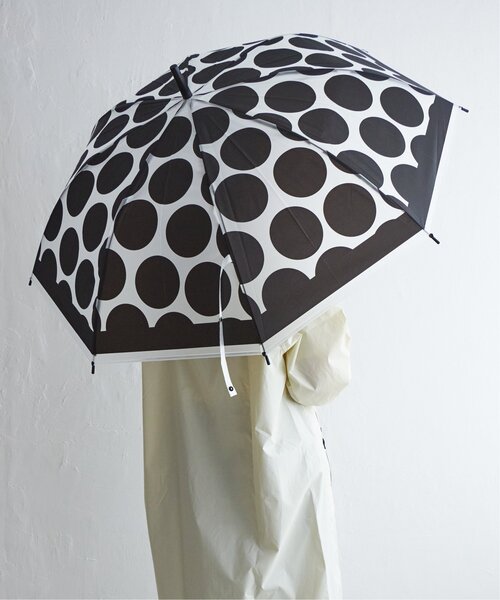 LBC(エルビーシー)の「ジオメタリックビニール傘(長傘・レディース・その他2/その他3/オフホワイト/ホワイト/ブラック/ブルー/その他4/ドット・FREE)」の13枚目の写真