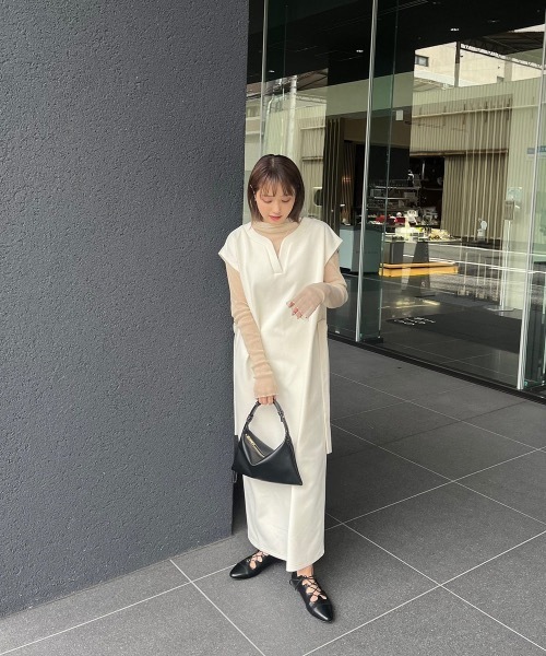 Amiur（エミレ）の「puff pastry long vest（ベスト・レディース・ブラック/アイボリー・FREE）」の11枚目の写真