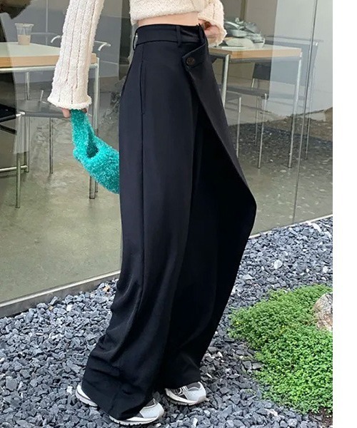 ⚫︎Lサイズ！SSZ カツラギワイドテーパードパンツ ⚫︎Lサイズ！SSZ カツラギワイドテーパードパンツ