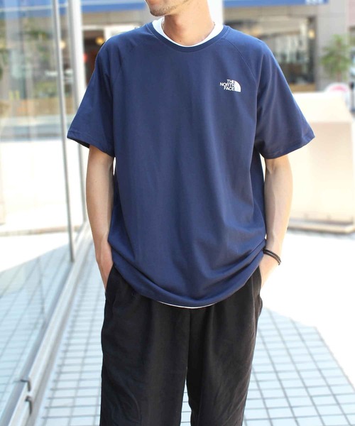 THE NORTH FACE(ザノースフェイス)の「【THE NORTH FACE】ノースフェイス S/S NORTH FACES TEE ハーフドーム ロゴTシャツ NF00CEQ8(Tシャツ/カットソー・メンズ・シャーベット/ブラック/ネイビー/ダークブルー・S/M/L/XL)」の18枚目の写真