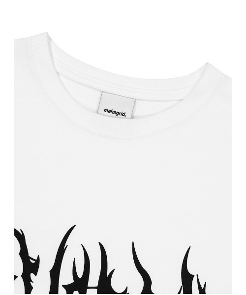 MAHAGRID(マハグリッド)の「『mahagrid/マハグリッド』GOTH LOGO TEE/ゴースロゴ 半袖 カットソー(Tシャツ/カットソー・レディース・チャコールグレー/ホワイト/ピンク・S/M/L/XL)」の10枚目の写真