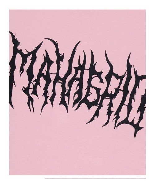 MAHAGRID(マハグリッド)の「『mahagrid/マハグリッド』GOTH LOGO TEE/ゴースロゴ 半袖 カットソー(Tシャツ/カットソー・レディース・チャコールグレー/ホワイト/ピンク・S/M/L/XL)」の17枚目の写真