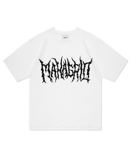 MAHAGRID(マハグリッド)の「『mahagrid/マハグリッド』GOTH LOGO TEE/ゴースロゴ 半袖 カットソー(Tシャツ/カットソー・レディース・チャコールグレー/ホワイト/ピンク・S/M/L/XL)」の19枚目の写真