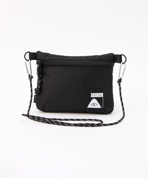 POLeR(ポーラー)の「POLeR/ポーラー STUFFABLE POUCH(ショルダーバッグ・メンズ・サックスブルー/ブラック・ONE SIZE)」の2枚目の写真