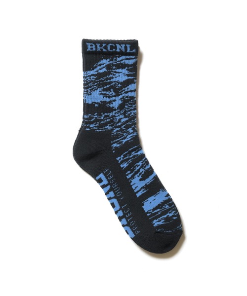Back Channel(バックチャンネル)の「CAMO SOCKS(ソックス/靴下・メンズ・ブラック/ホワイト/グリーン・ONE SIZE)」の3枚目の写真
