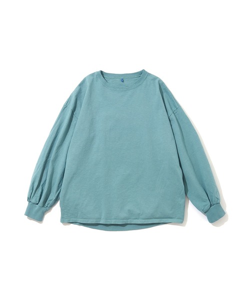 Good On(グッドオン)の「GOOD ON ロングスリーブパフ TEE GOLT2203(Tシャツ/カットソー・レディース・グリーン系その他/ブルー・FREE)」の2枚目の写真