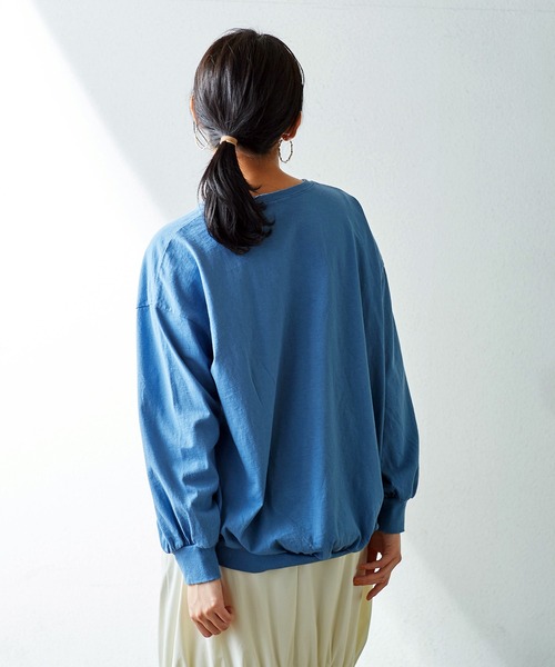 Good On(グッドオン)の「GOOD ON ロングスリーブパフ TEE GOLT2203(Tシャツ/カットソー・レディース・グリーン系その他/ブルー・FREE)」の17枚目の写真