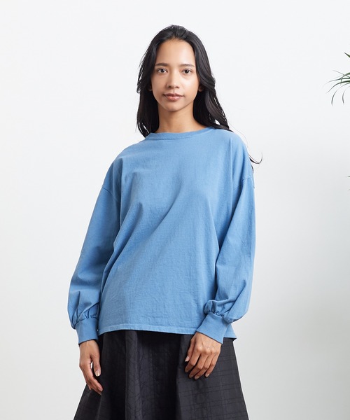 Good On(グッドオン)の「GOOD ON ロングスリーブパフ TEE GOLT2203(Tシャツ/カットソー・レディース・グリーン系その他/ブルー・FREE)」の15枚目の写真