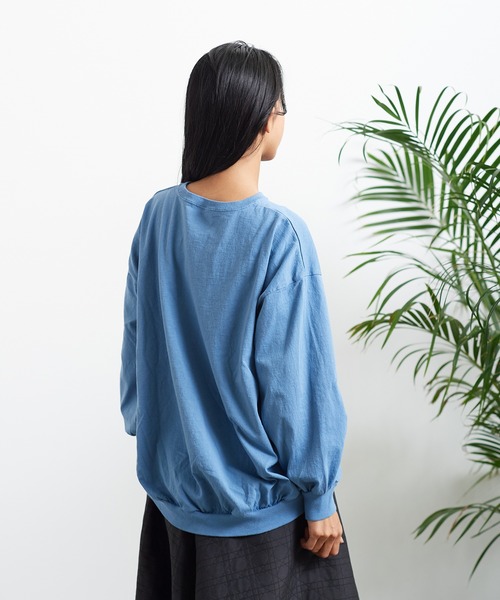 Good On(グッドオン)の「GOOD ON ロングスリーブパフ TEE GOLT2203(Tシャツ/カットソー・レディース・グリーン系その他/ブルー・FREE)」の16枚目の写真