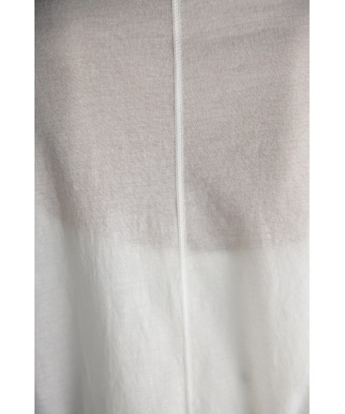 STYLEMIXER（スタイルミキサー）の「シアーバックシームT（Tシャツ/カットソー・レディース・ホワイト/ブラック/ベージュ/グレー・FREE）」の20枚目の写真