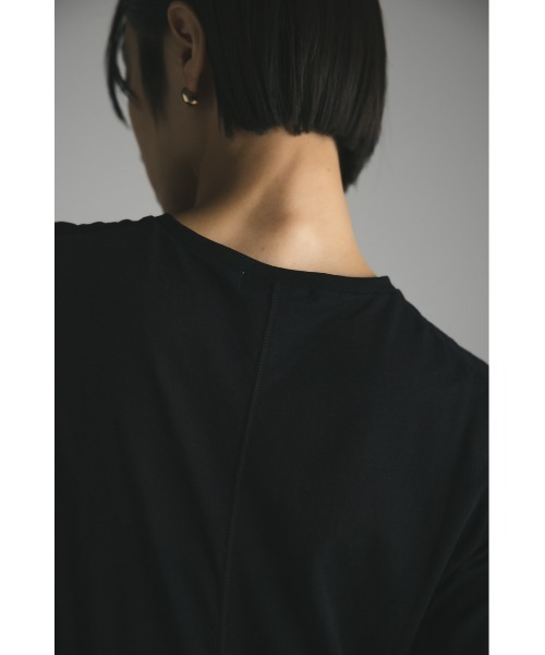 STYLEMIXER（スタイルミキサー）の「シアーバックシームT（Tシャツ/カットソー・レディース・ホワイト/ブラック/ベージュ/グレー・FREE）」の11枚目の写真