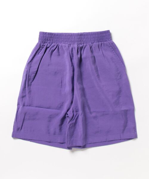 Miscere（ミスケーレ）の「☆ イージーハーフパンツ　344069（その他パンツ・レディース・パープル/ブラック/オフホワイト・FREE）」の2枚目の写真