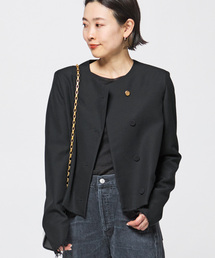 COVERT | 【COVERT/コーベルト】CREW NECK JACKET(ノーカラージャケット)