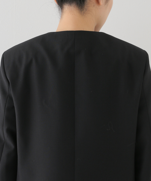 COVERT（コバート）の「【COVERT/コーベルト】CREW NECK JACKET（ノーカラージャケット・レディース・ブラック・36）」の17枚目の写真