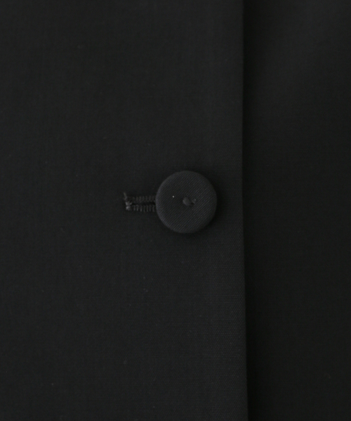 COVERT（コバート）の「【COVERT/コーベルト】CREW NECK JACKET（ノーカラージャケット・レディース・ブラック・36）」の21枚目の写真