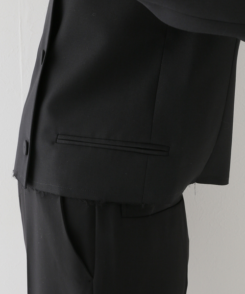 COVERT（コバート）の「【COVERT/コーベルト】CREW NECK JACKET（ノーカラージャケット・レディース・ブラック・36）」の18枚目の写真