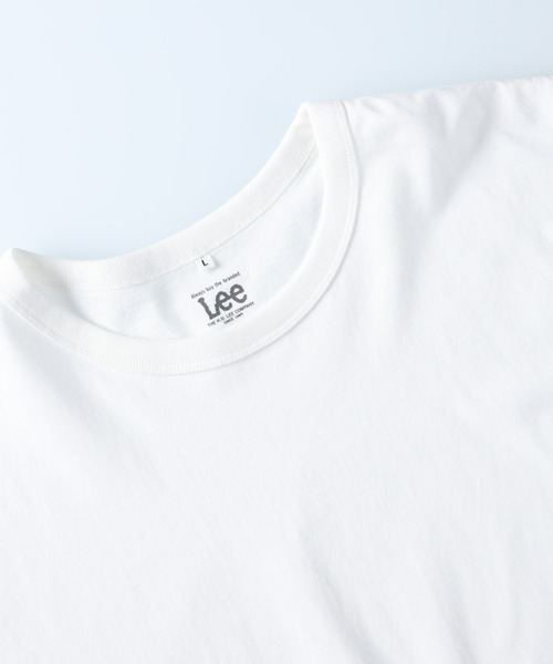 Lee（リー）の「【Lee】サイドデニムポケットＴ（Tシャツ/カットソー・メンズ・ホワイト・M/L/XL）」の5枚目の写真