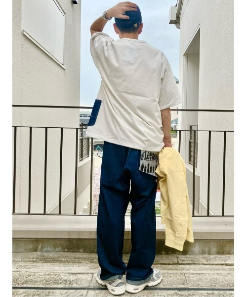 Lee（リー）の「【Lee】サイドデニムポケットＴ（Tシャツ/カットソー・メンズ・ホワイト・M/L/XL）」の16枚目の写真