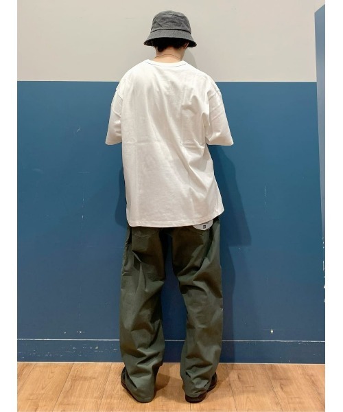 Lee（リー）の「【Lee】サイドデニムポケットＴ（Tシャツ/カットソー・メンズ・ホワイト・M/L/XL）」の13枚目の写真