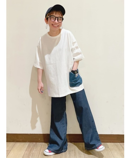 Lee（リー）の「【Lee】サイドデニムポケットＴ（Tシャツ/カットソー・メンズ・ホワイト・M/L/XL）」の19枚目の写真