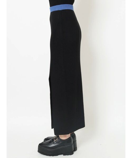 MURUA（ムルーア）の「アシメスリットニットスカート（スカート・レディース・ブラック/モカ・FREE）」の15枚目の写真