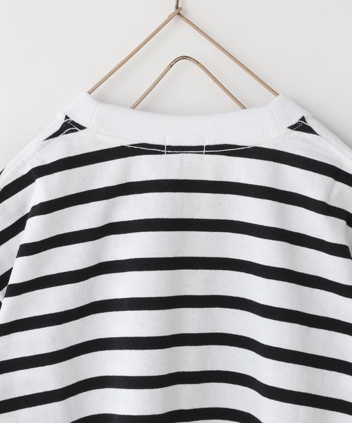 LOWRYS FARM（ローリーズファーム）の「ＵＳＡボーダーＳＳＴシャツ＊　199295（Tシャツ/カットソー・キッズ・ブラック/ブルー/グリーン/ピンク/パープル・130cm/140cm/150cm/110cm/120cm）」の14枚目の写真