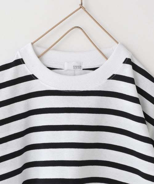 LOWRYS FARM（ローリーズファーム）の「ＵＳＡボーダーＳＳＴシャツ＊　199295（Tシャツ/カットソー・キッズ・ブラック/ブルー/グリーン/ピンク/パープル・130cm/140cm/150cm/110cm/120cm）」の11枚目の写真