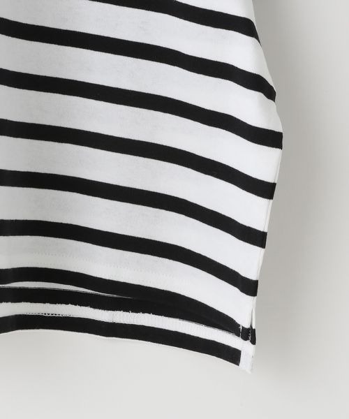 LOWRYS FARM（ローリーズファーム）の「ＵＳＡボーダーＳＳＴシャツ＊　199295（Tシャツ/カットソー・キッズ・ブラック/ブルー/グリーン/ピンク/パープル・130cm/140cm/150cm/110cm/120cm）」の13枚目の写真